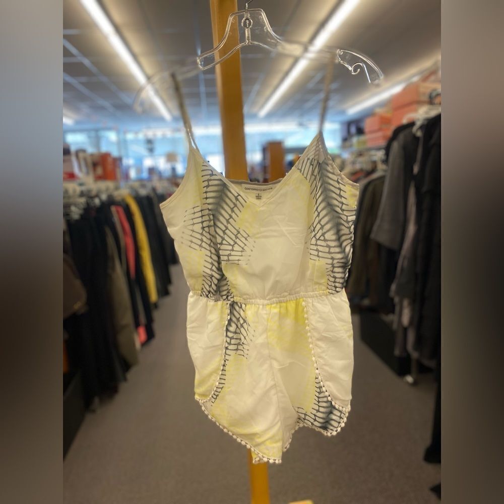🛍️ Oxford Circus Ladies Small White & Yellow Romper